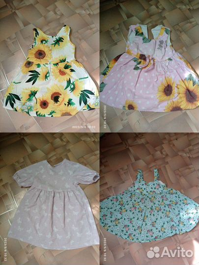 Большие пакеты вещей и обуви Р-р 74-80-86