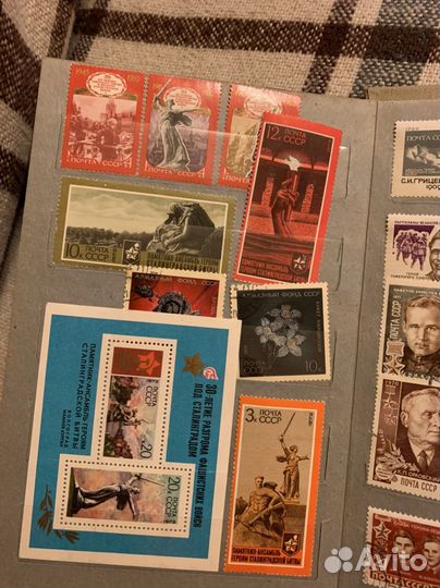 Почтовые марки СССР, Чехословакии, Монолии