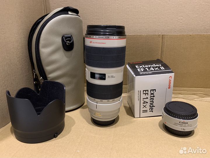 Объектив canon 70-200mm f2.8L IS II USM