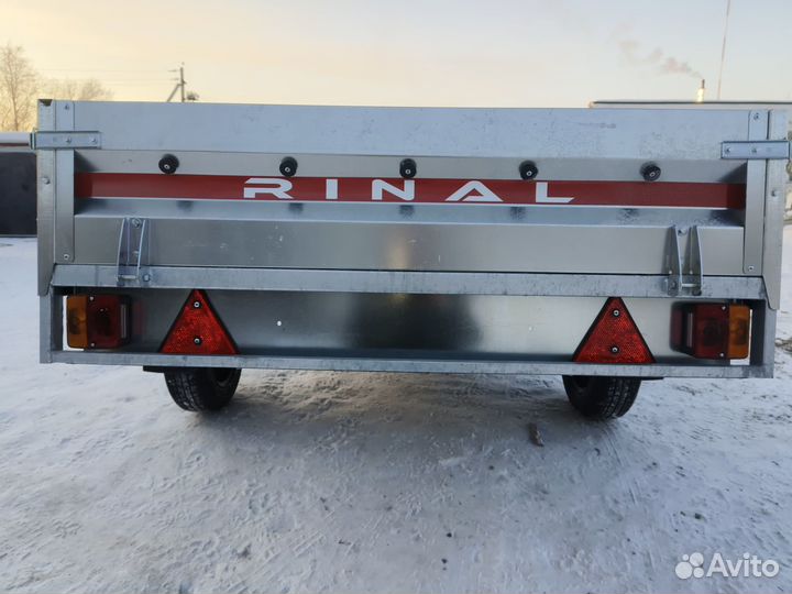 Прицеп 2.5х1.25 с колесами новый.риналь