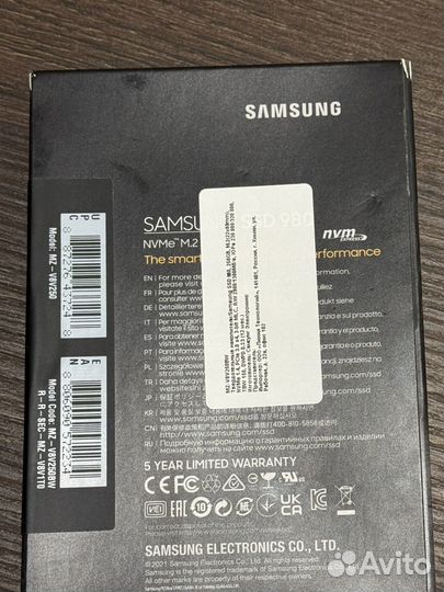 SSD M.2 NVMe Samsung 980 250Gb