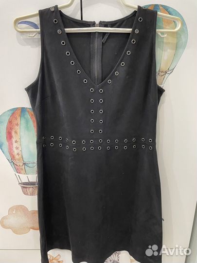 Платье замша