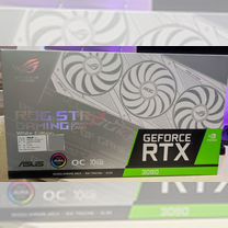 Видеокарта asus rog strix GeForce RTX 3080 white