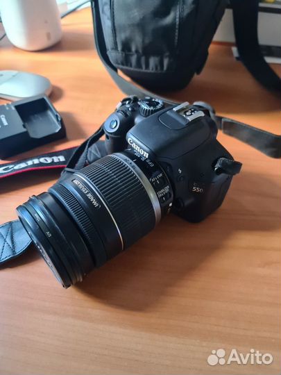 Фотоаппарат canon 550d с объективом EF-S 18-200мм