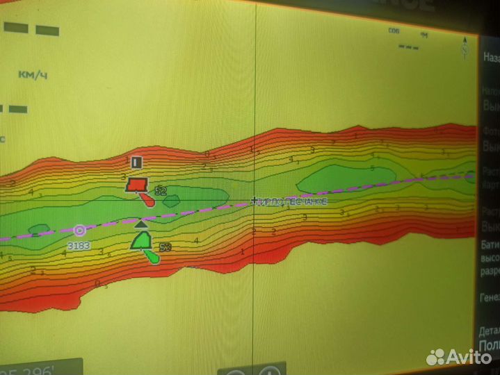 Navionics EU 652L (52 XG) и с-мар на одной карте