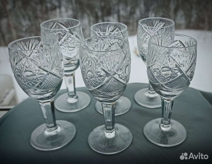 Рюмки хрустальные СССР