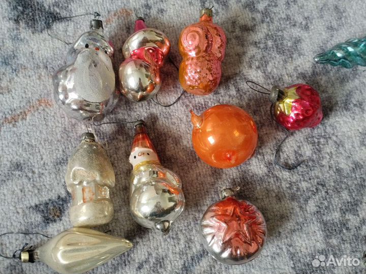 Елочные игрушки СССР