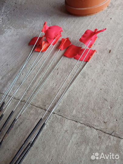 Зимние удочки флажки ручной работы