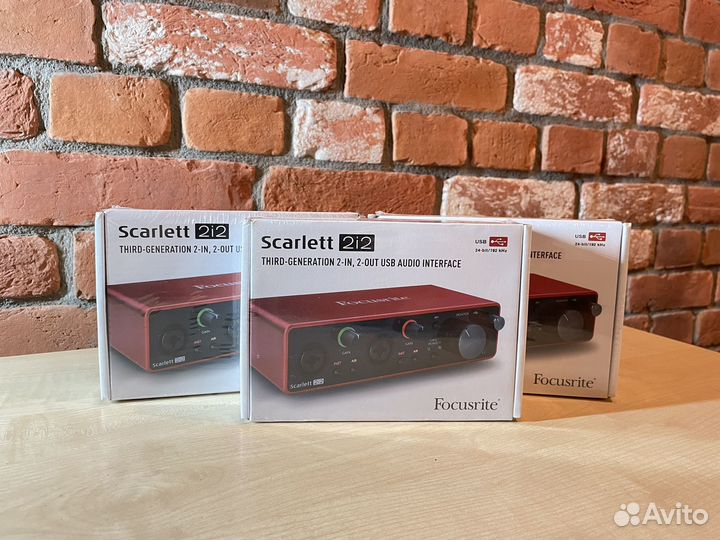Звуковая карта focusrite scarlett 2i2 3rd gen