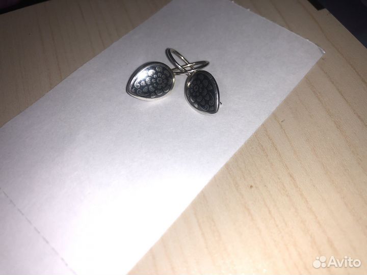 Серьги серебренные 875