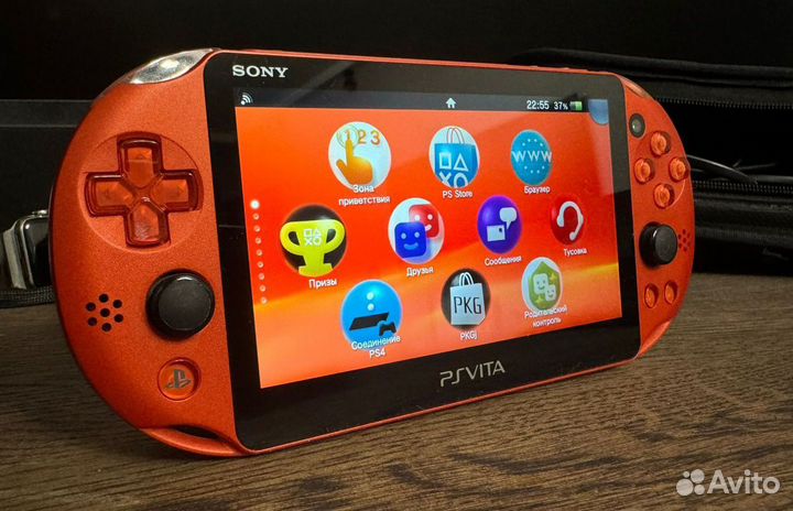 Sony PS Vita Slim Orange 128GB(Прошитая, японка)