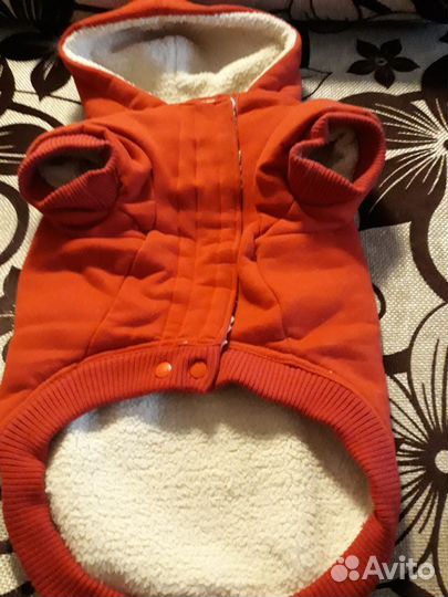 Теплая толстовка для собак