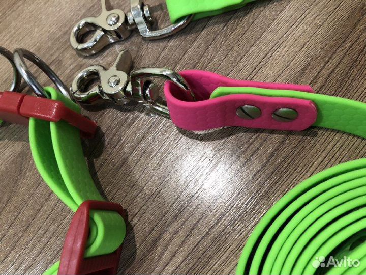 Поводок и ошейник для собак из Биотана