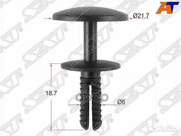 Клипса отделки двери VAG (1 шт.) ST-M11292 Sat