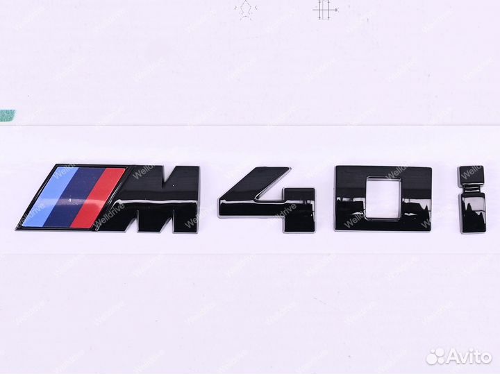 Шильд M40i BMW X3 G01 X4 G02 Z4 G29 черный глянец