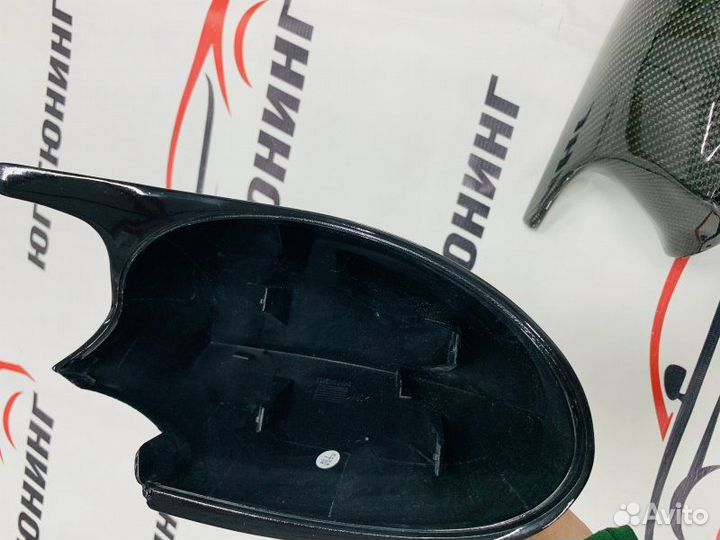 Крышки зеркал стиль M3 карбон BMW 3 E90 дорест