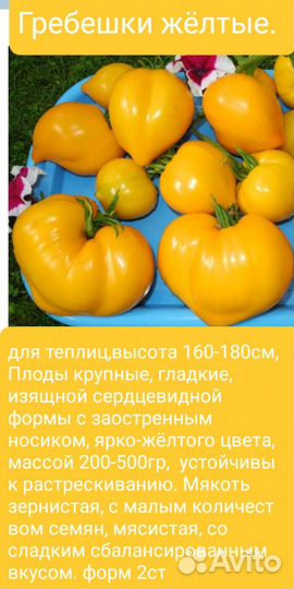 Семена коллекционных помидор