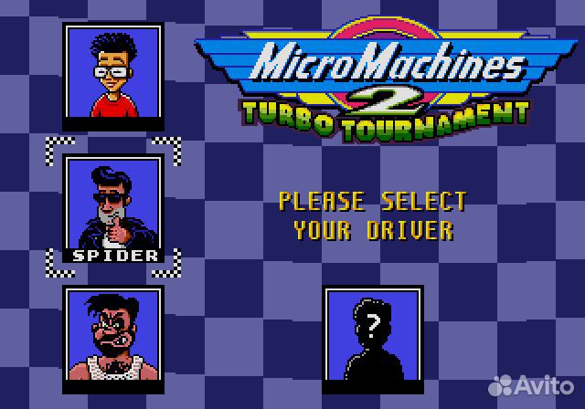 Micro Machines 2: Turbo Tournament Sega, русские с