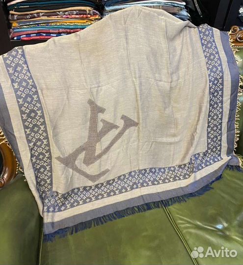 Большие теплые платки burberry,louis viutton ориг