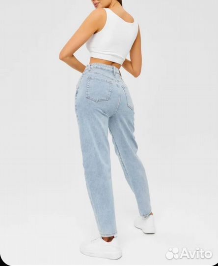 Джинсы бананы женские