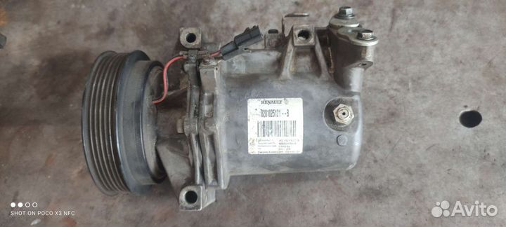Компрессор кондиционера renault logan 2
