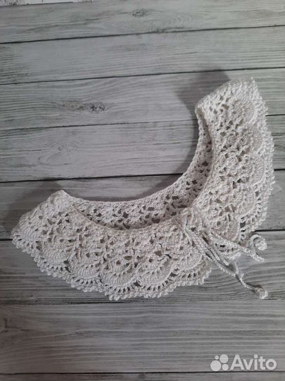 Воротник ажурный ручная работа