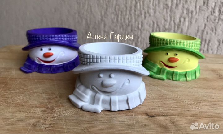 Фигурки раскраски из гипса