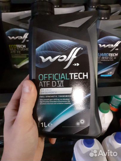 Масло трансмиссионное ATF D 6 wolf
