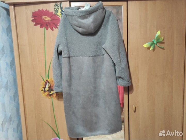 Пальто - дубленка женское размер 50-52