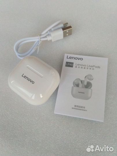 Новые беспроводные наушники Lenovo lp40