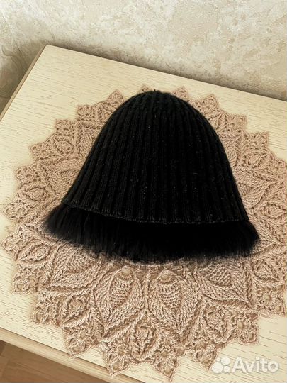 Шапка зимняя меховая женская из песца