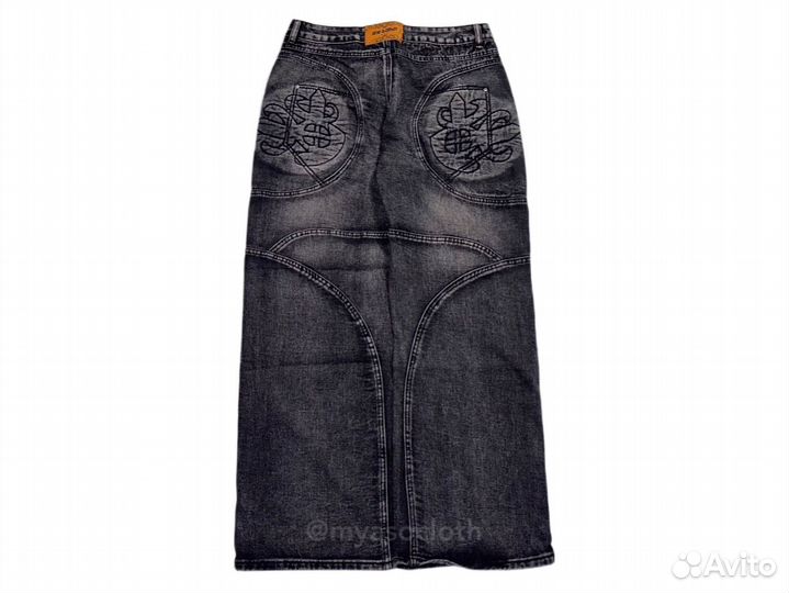 Balenciaga type джинсы широкие