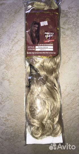 Накладные волосы на заколках