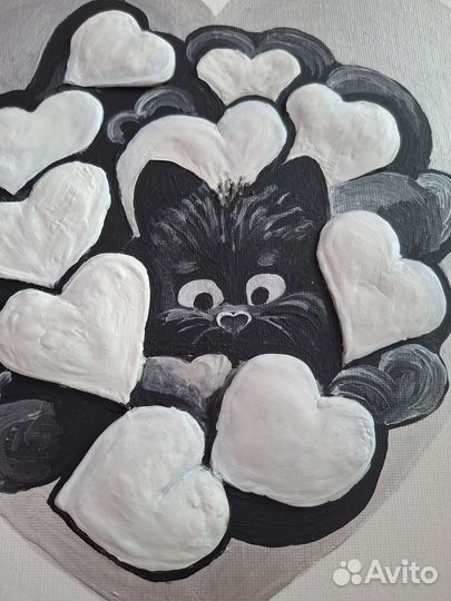 Текстурная картина, Черновичок, 25х25