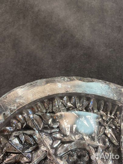 Хрустальное блюдо СССР