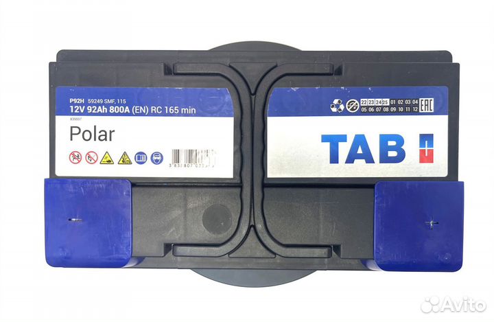 Аккумулятор TAB Polar 92 Ah (0) L4