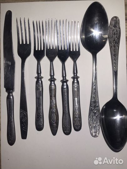 Столовые приборы СССР нержавеющая сталь