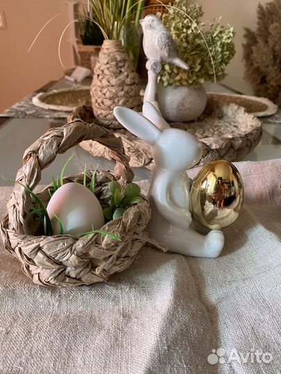 Корзина плетеная, пасхальная, сувенирная