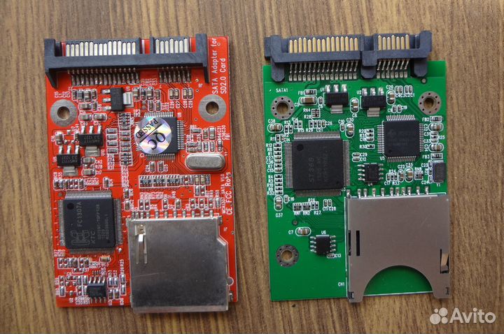 Адаптер переходник SD карта в SATA IDE 44pin новый