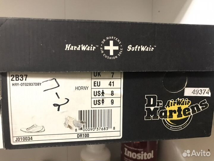 Dr Martens туфли полуботинки броги