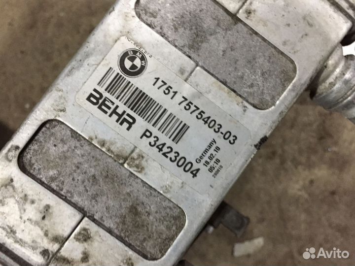 Охладитель турбины бмв мотор н63 n63 13717575404