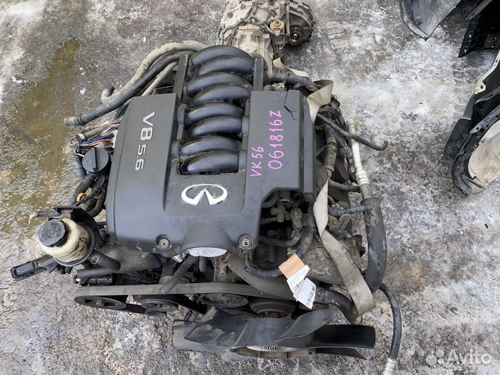 Двигатель VK56DE Infiniti QX56 JA60 88.658km VK56