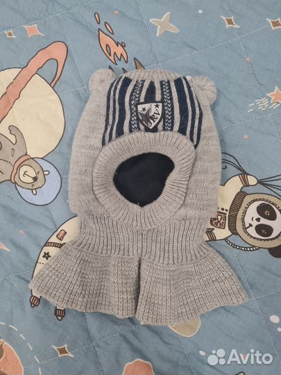 Зимняя шапка шлем 48-50