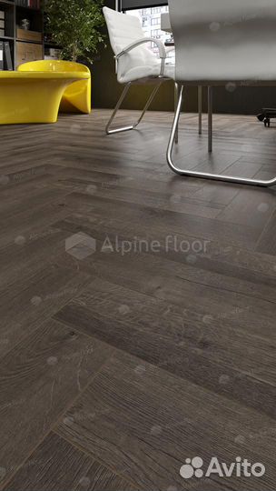 Кварцвиниловая плитка Alpine Floor Parquet Lvt Дуб