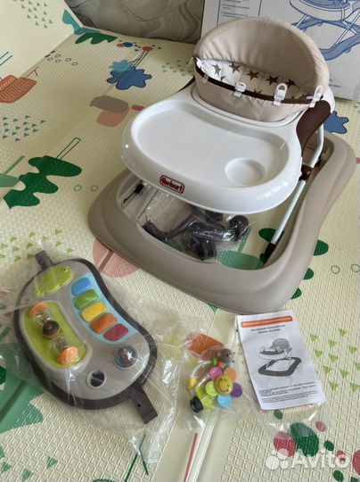 Ходунки Geburt W1121NA6 бежевый,коричневый