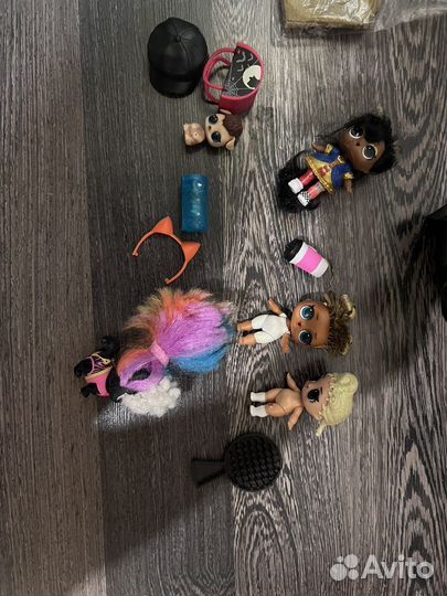 Кукла лол с волосами