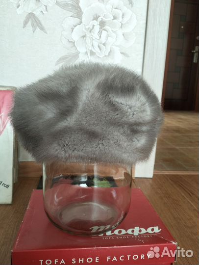 Берет женский норковый