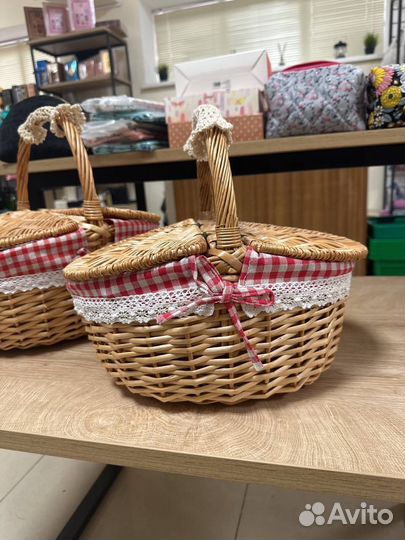 Корзина плетеная для пикника
