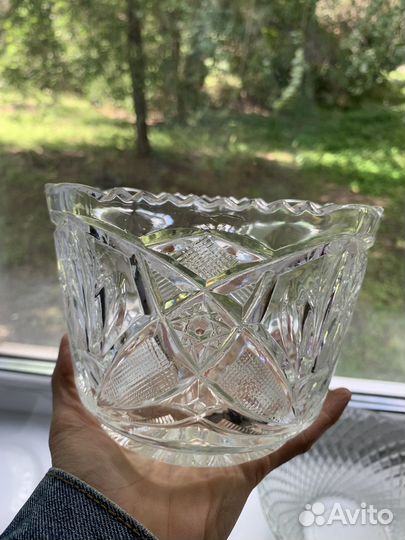 Салатник хрустальный