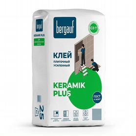 Клей для плитки и керамогранита Bergauf Keramik Pl